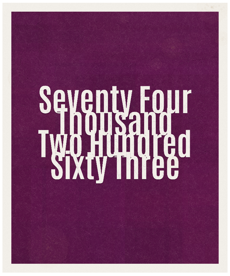 Count #74263