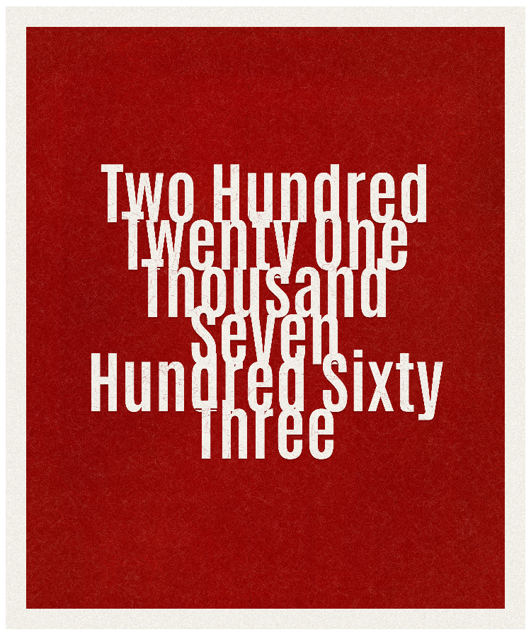 Count #221763