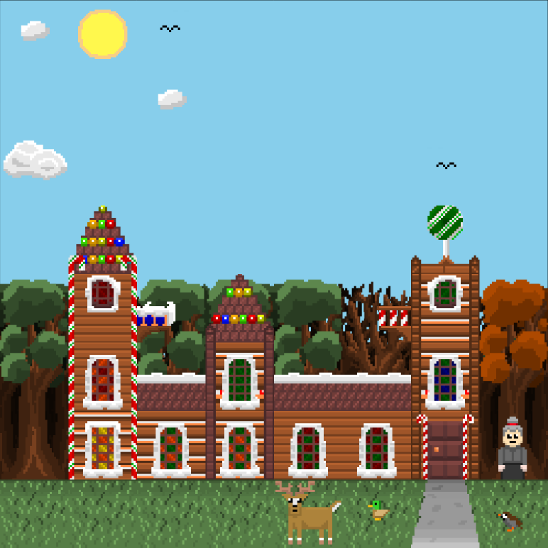 2D Mansion Candy House #113