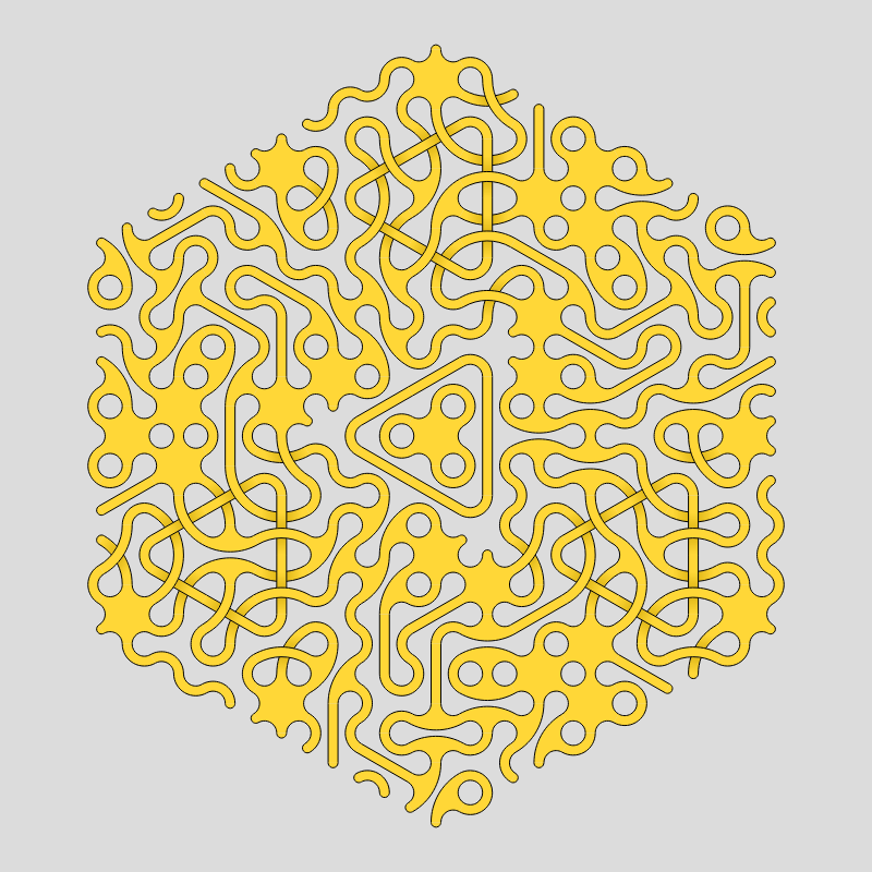 Truchet Threefold Symmetry #19