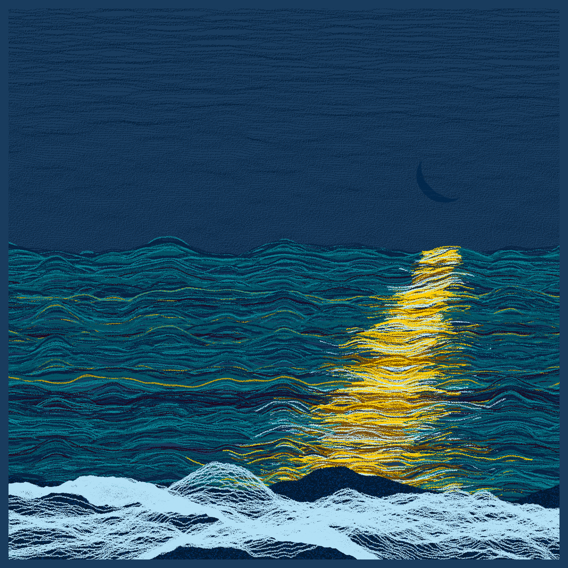 Moonlit Sea #247