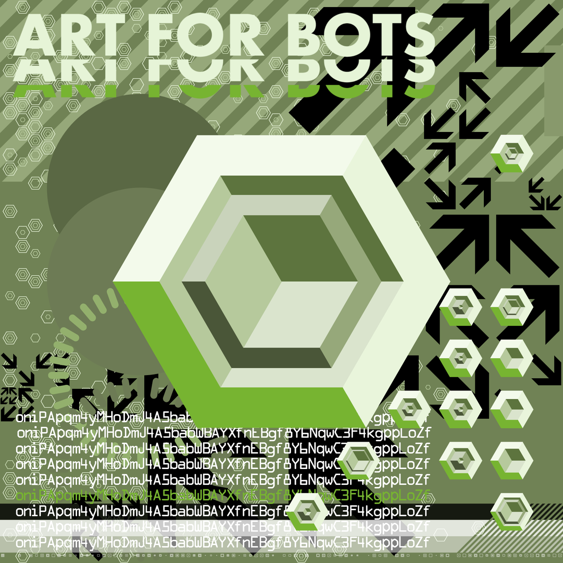 Hexagones - Art for Bots for Humans #18