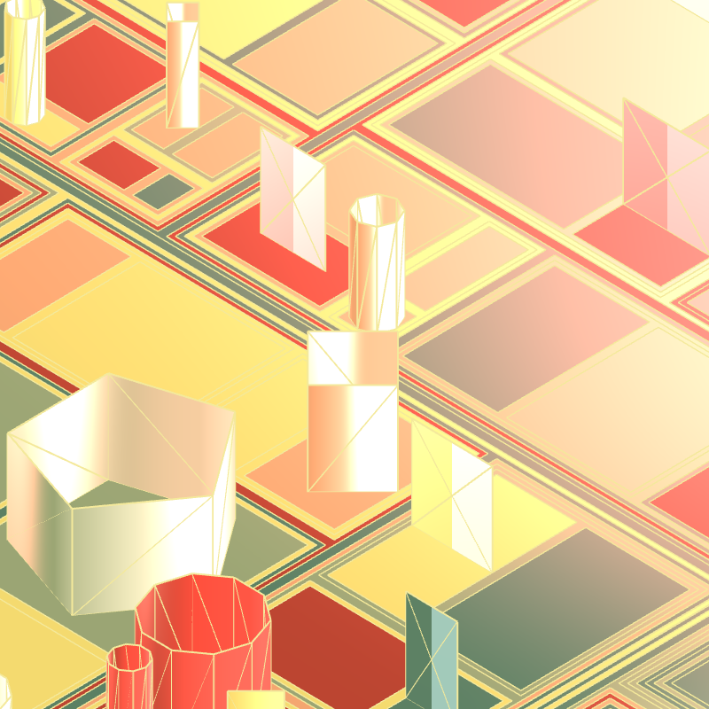 Geometric city #308