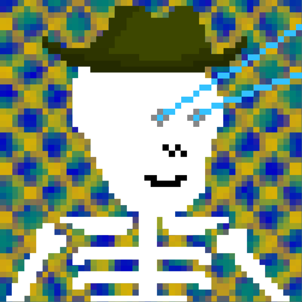 PIXEL SKULLETTI 1 #295