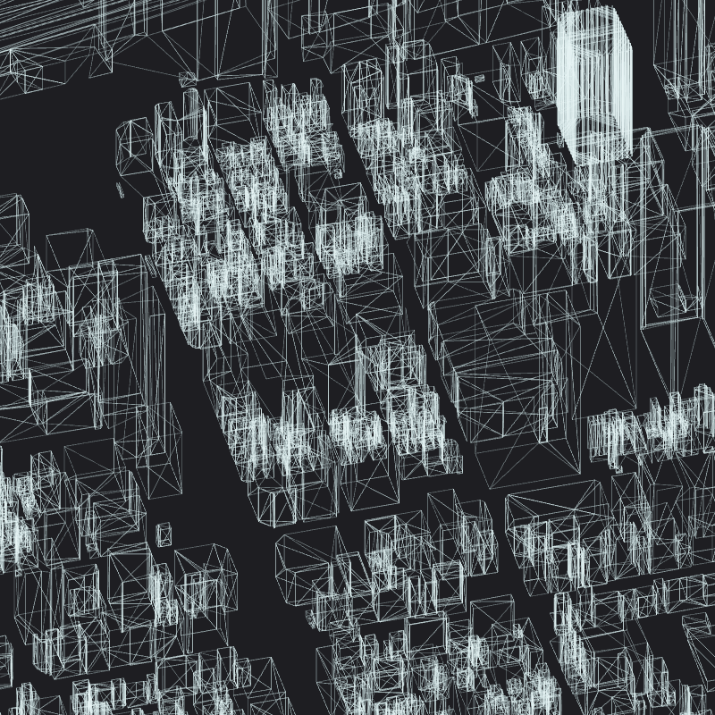 Wireframe City: Tokyo Shibuya #26