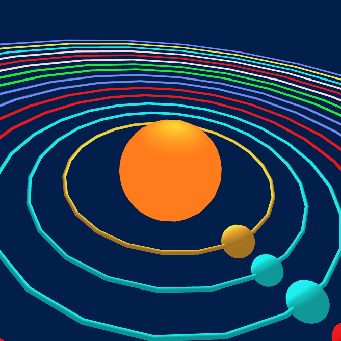 Generative solar system #6