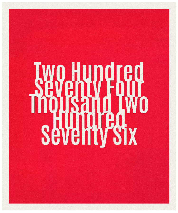 Count #274276