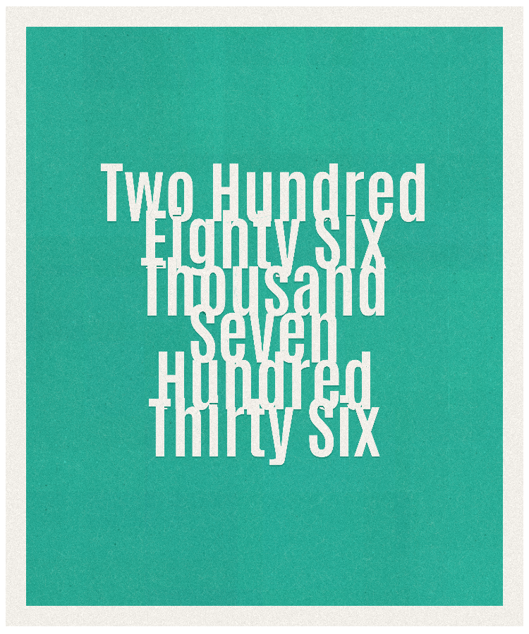Count #286736