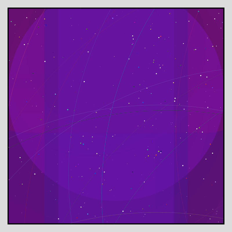 Color Field Starry B #251