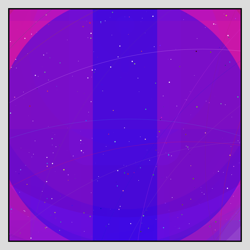 Color Field Starry B #47