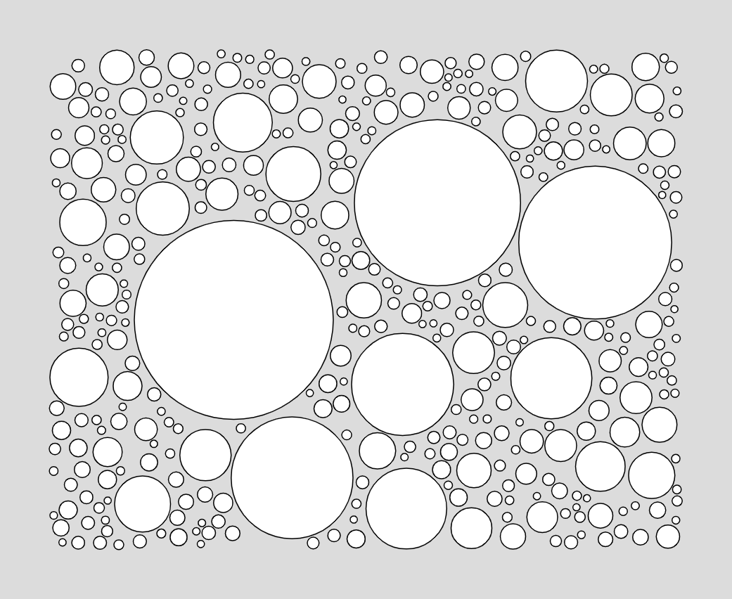 Circle packing and development logic