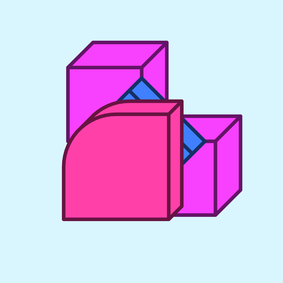 Calm shapes #1640