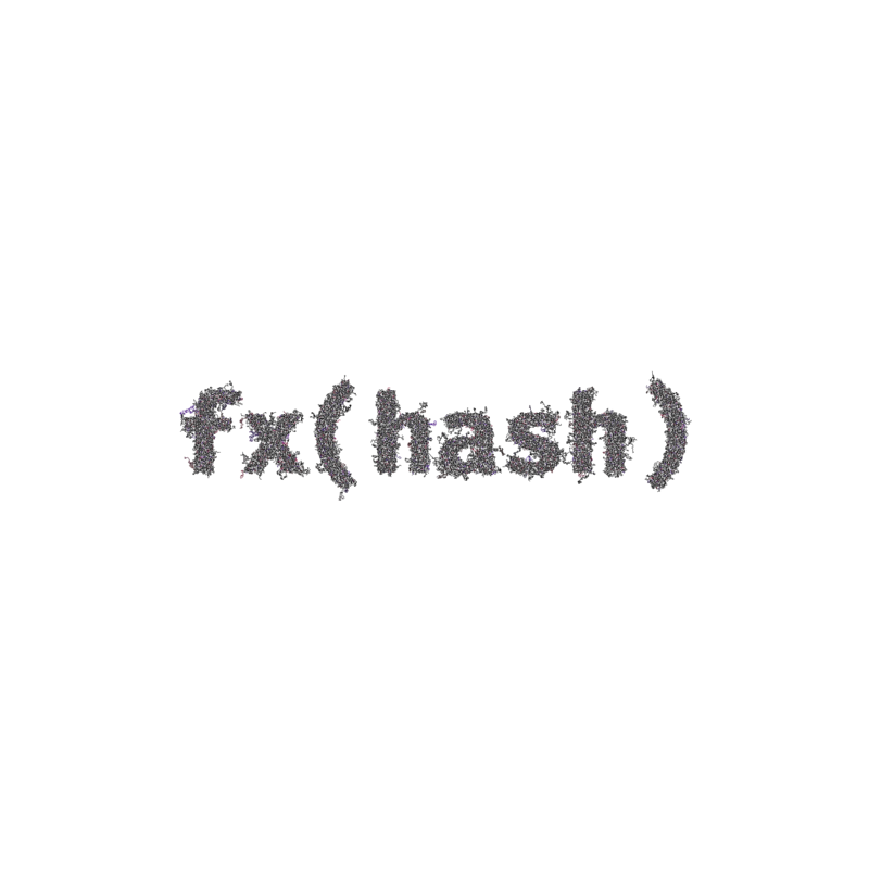 FXHASH Generative Logo #136