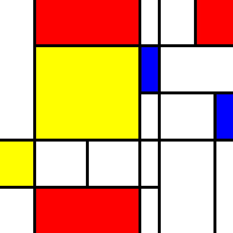 compositioninredblueandyellow.art, (NFT) #84