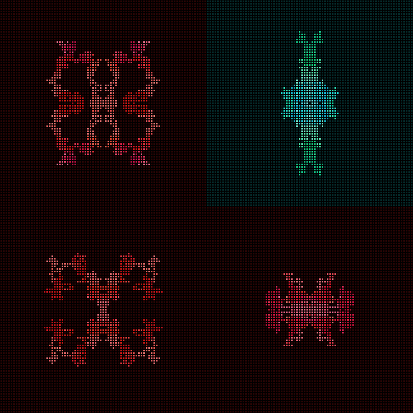 Dither Creatures 2x2 #64