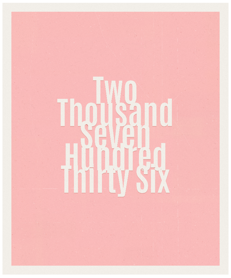 Count #2736