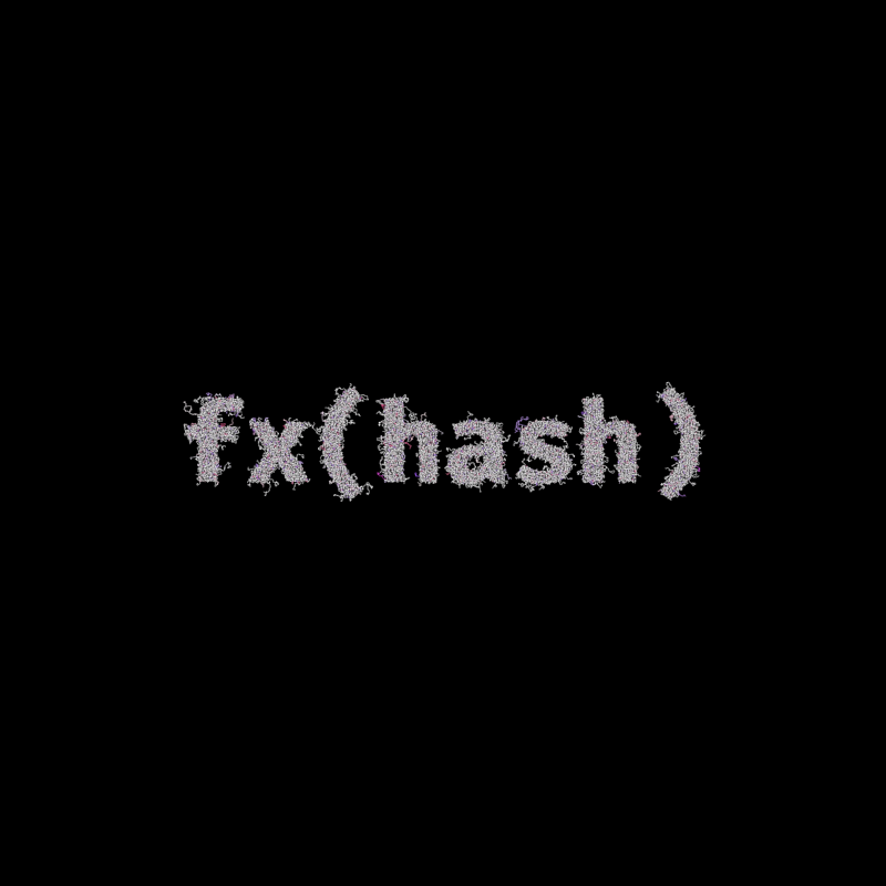 FXHASH Generative Logo #738