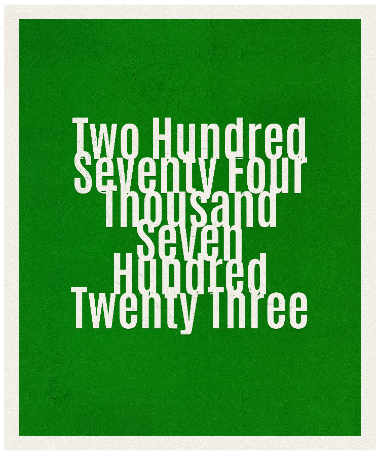 Count #274723