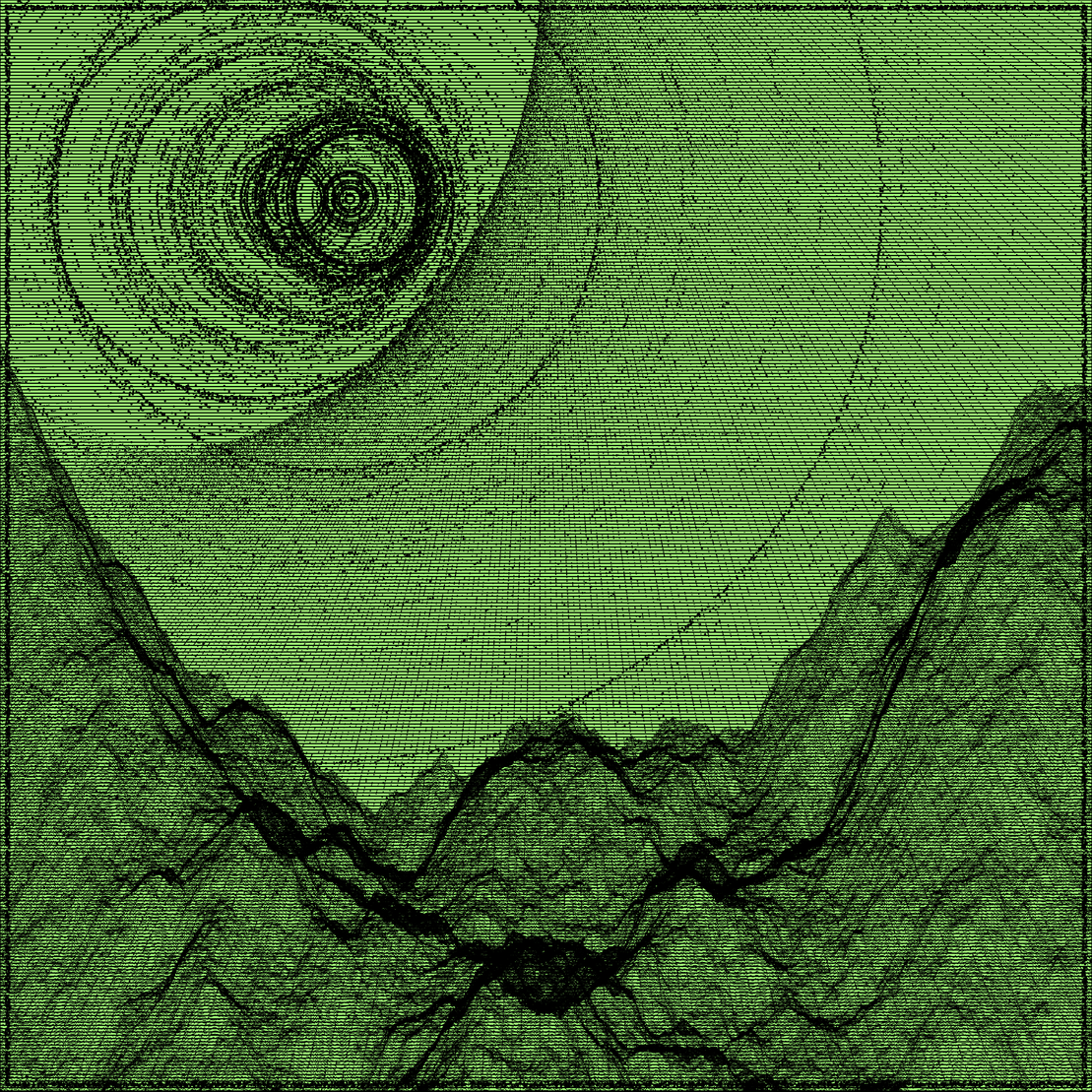 Surreal classic generative landscape #25