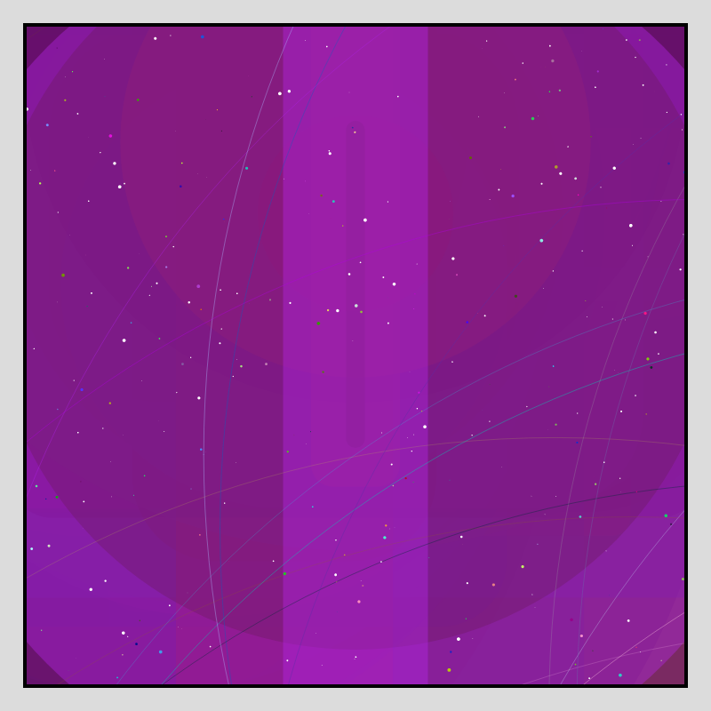 Color Field Starry B #157