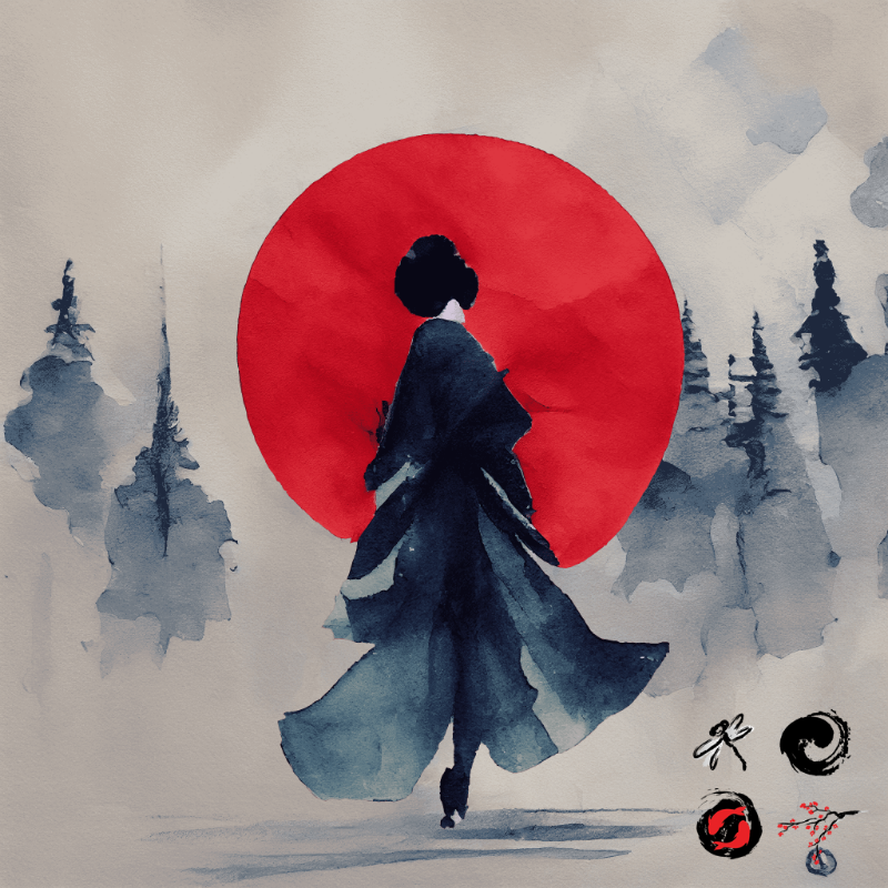 A walking geisha #15