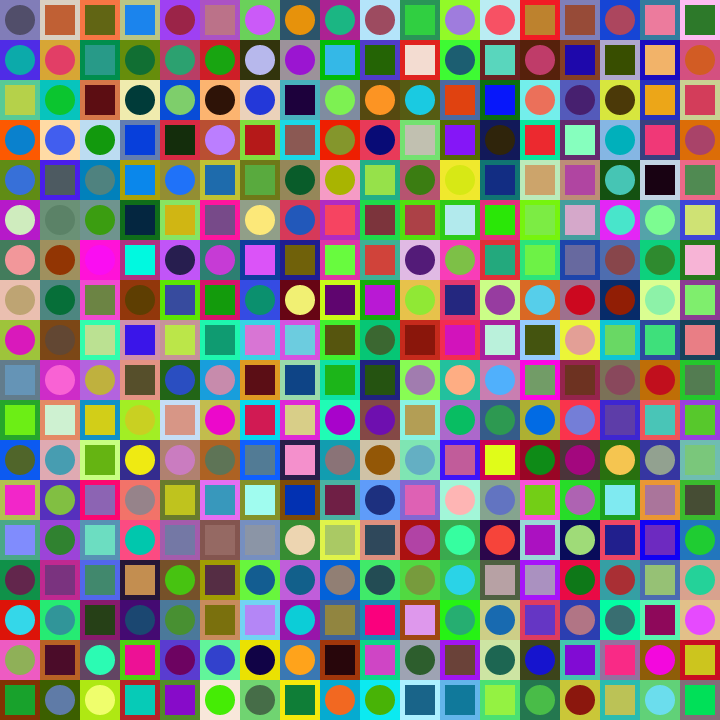 Square Dot Composition #273