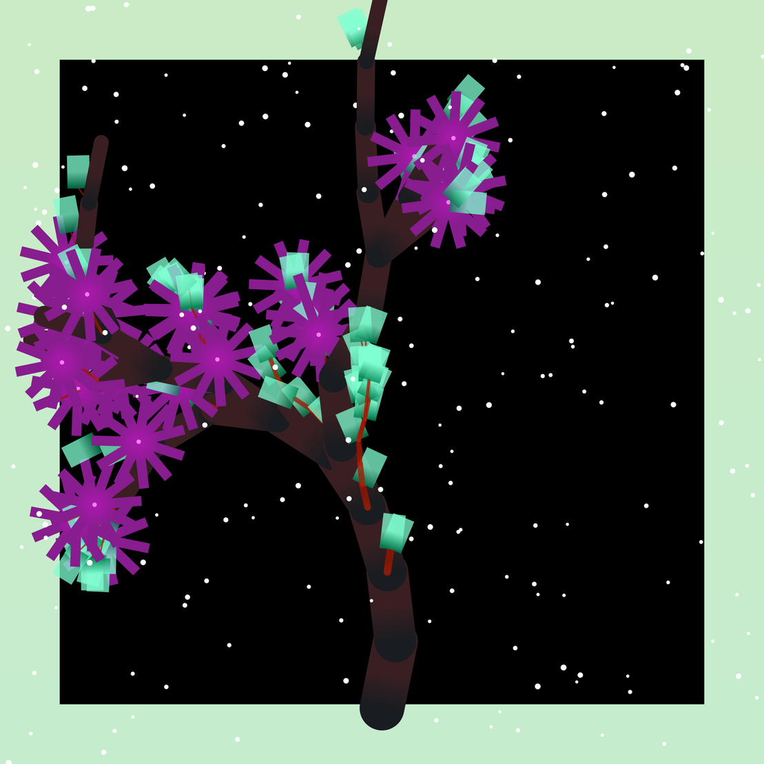 Some generative winter trees #42
