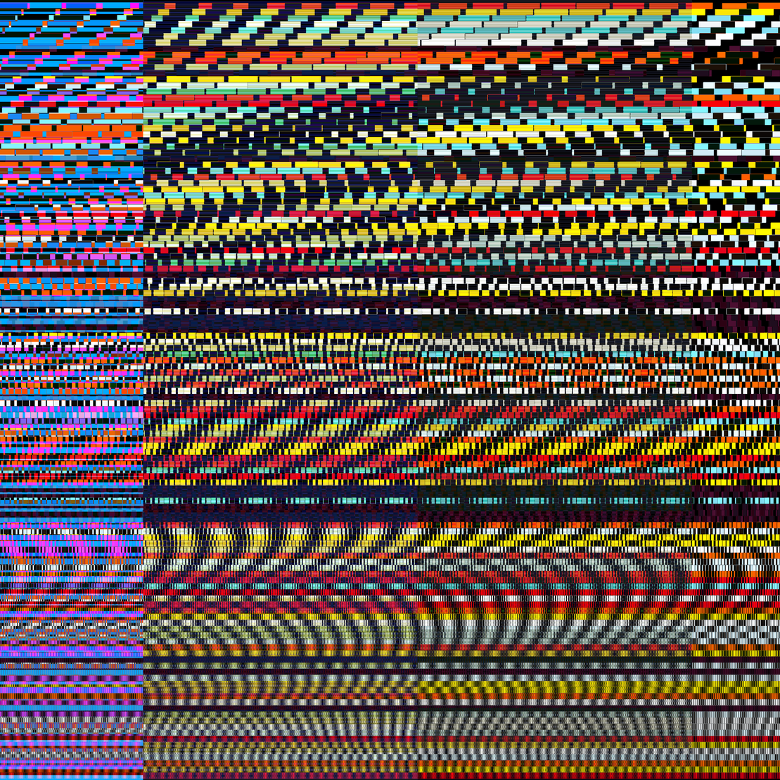 Glitchometry Stripes #92