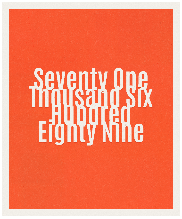 Count #71689