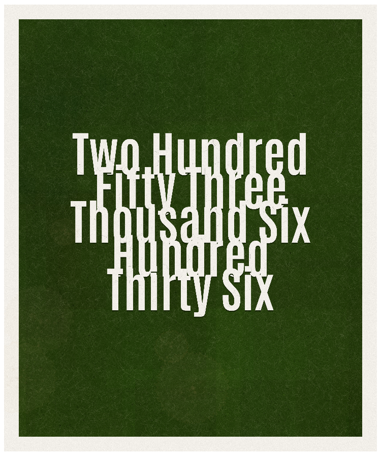 Count #253636