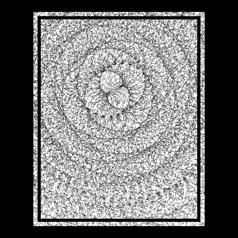 bnw plotter mandalas gone crazy #17