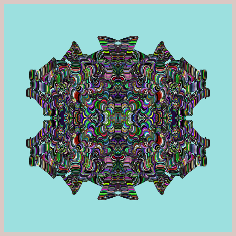 Symmetric Perlinized Ellipse #18