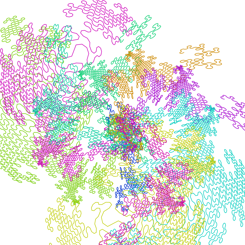 Dragon Curve Vortex #9