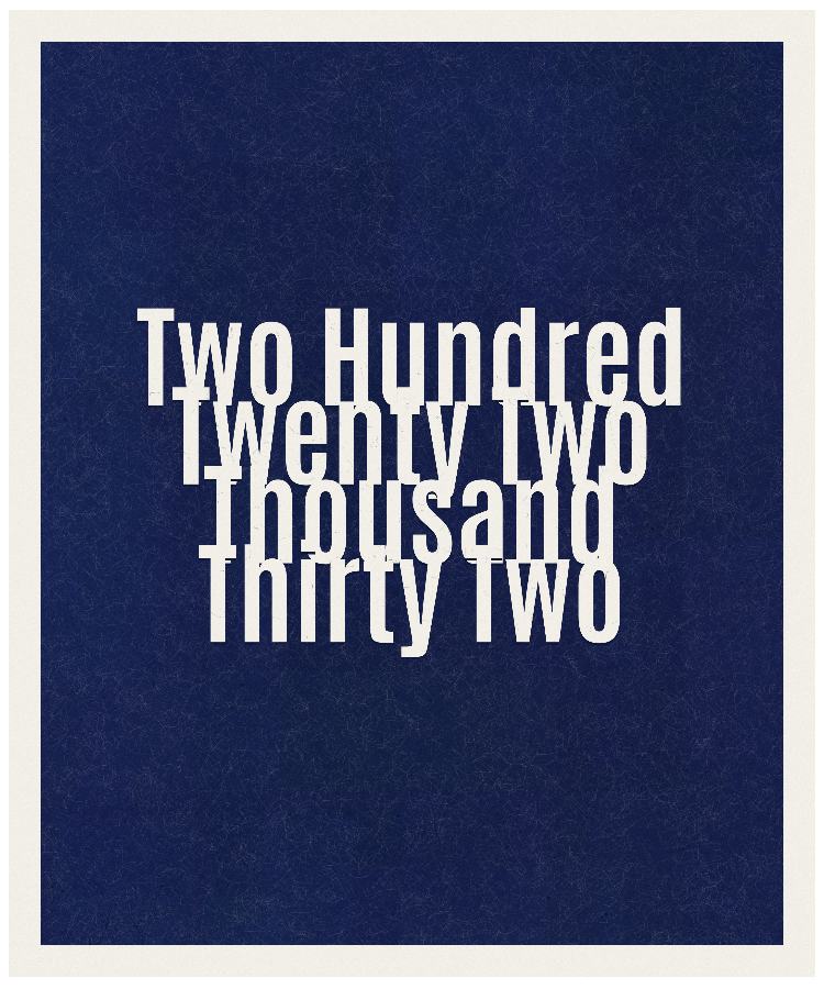 Count #222032