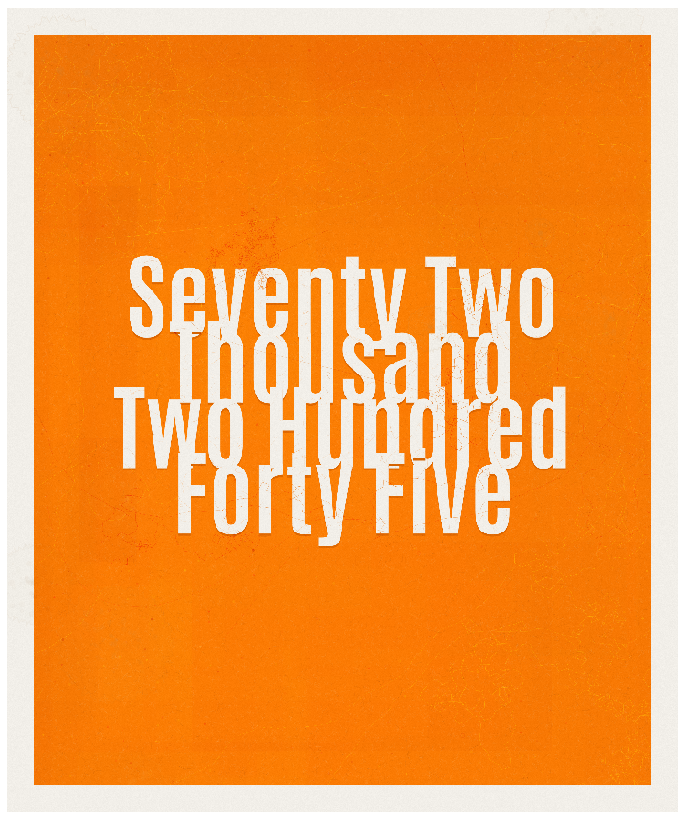 Count #72245