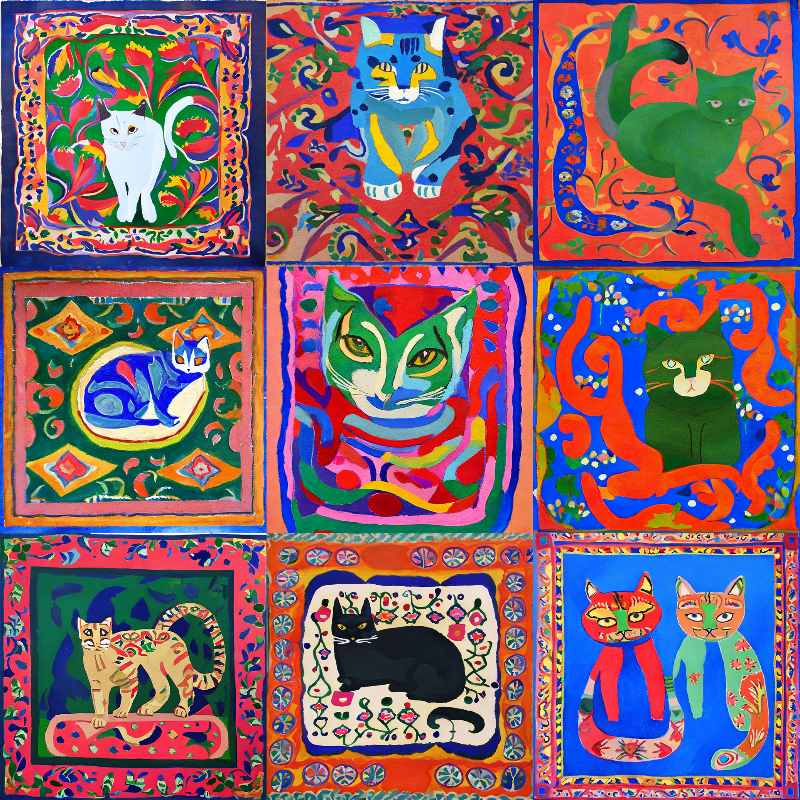 99 Patchworks of 9 Lives #42