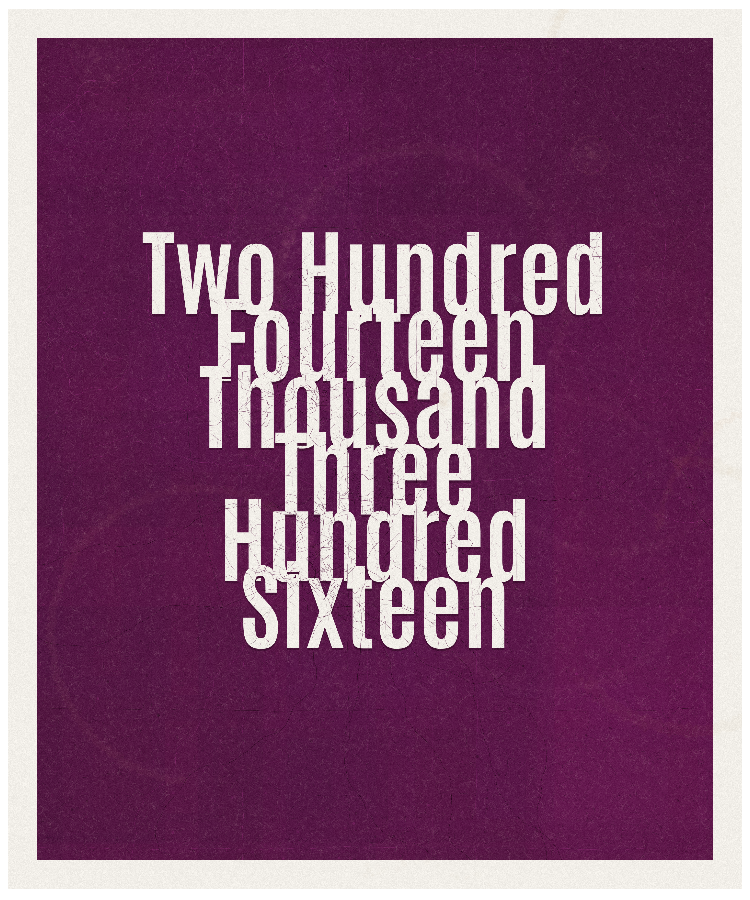 Count #214316