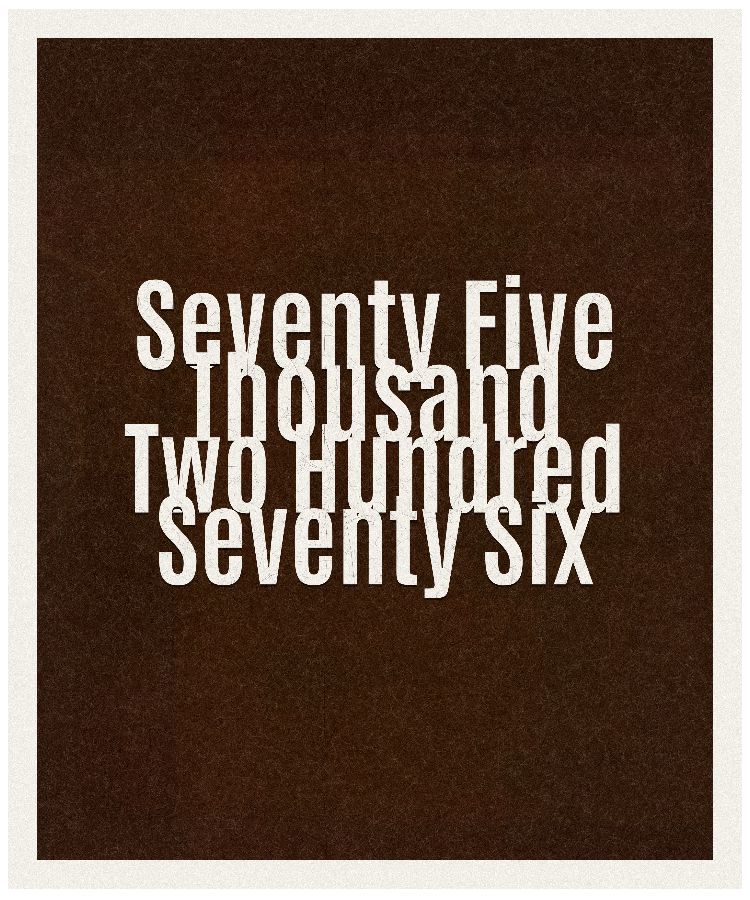 Count #75276