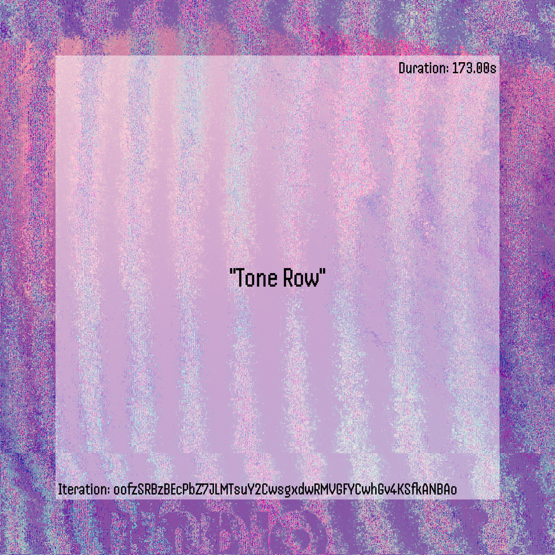 Tone Row #117