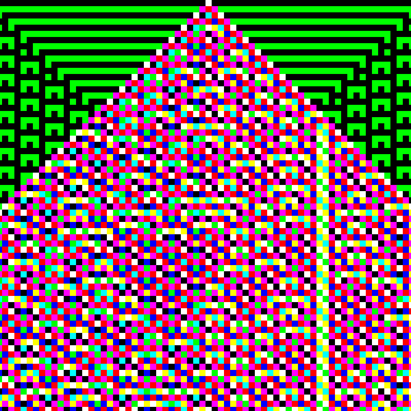 RGB Elementary Cellular Automaton #997