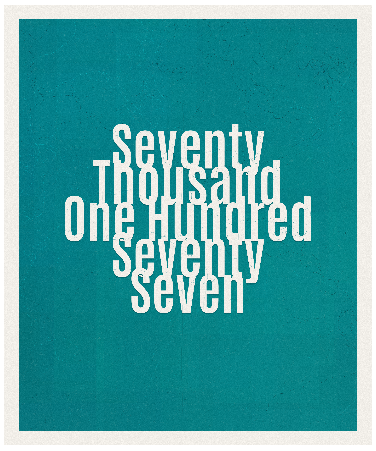 Count #70177