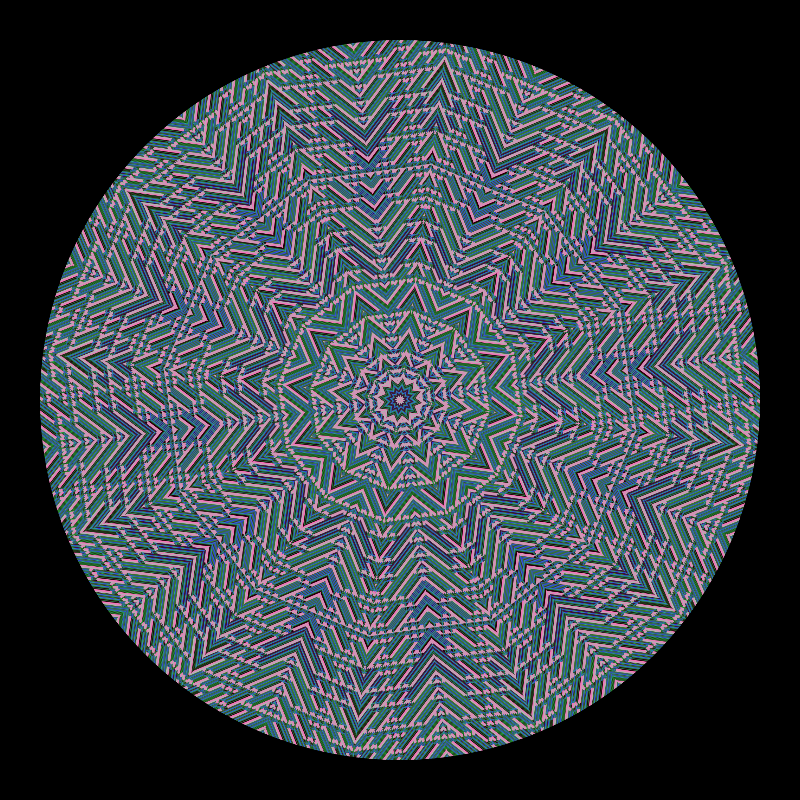 Binary kaleidoscope #37