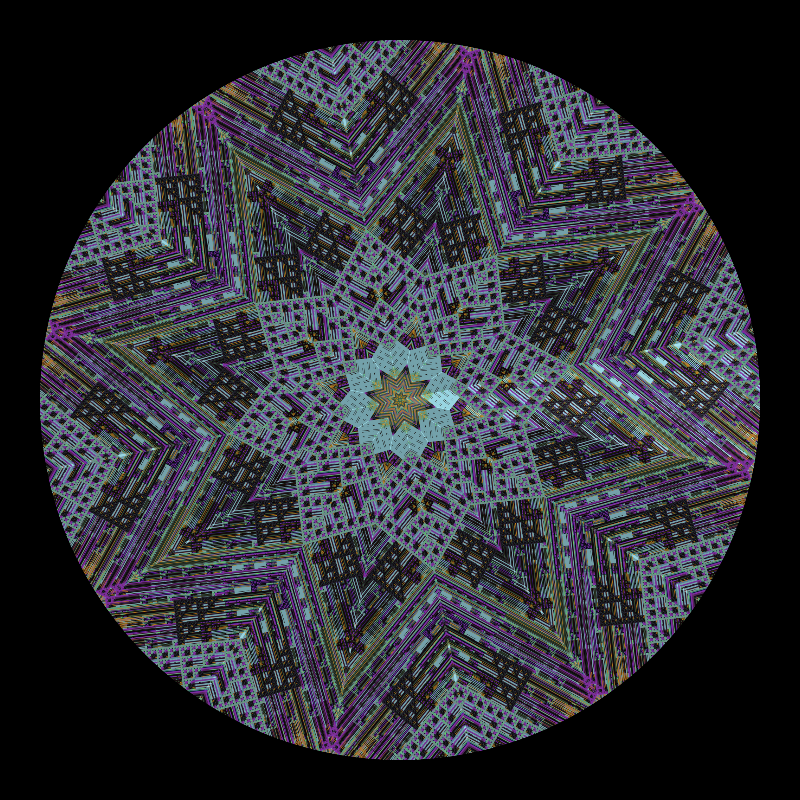 Binary kaleidoscope #32