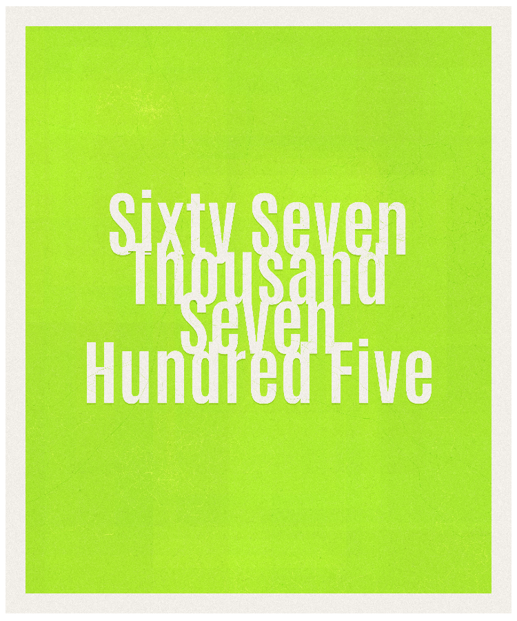 Count #67705