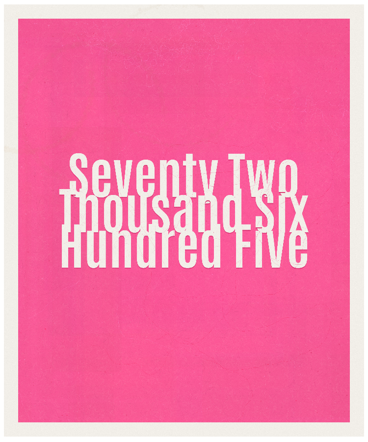 Count #72605
