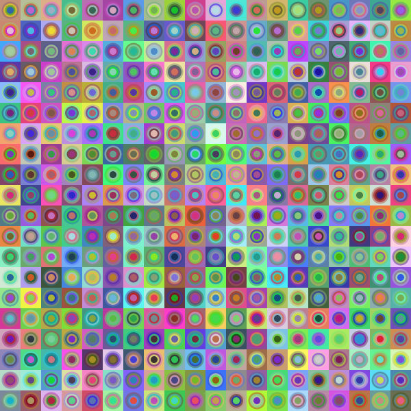 400 circles  #6