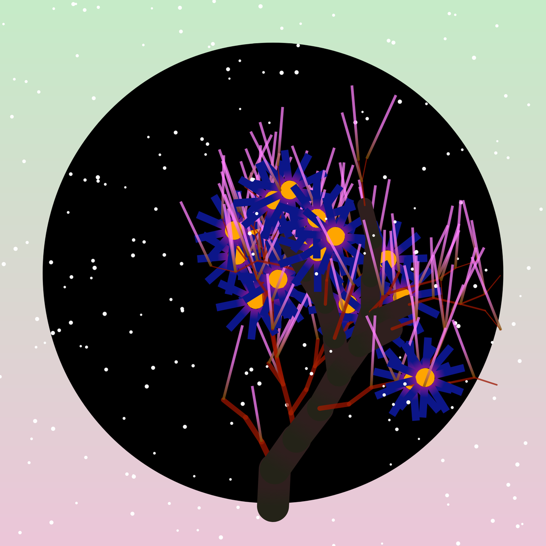 Some generative winter trees #9