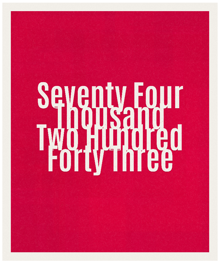 Count #74243