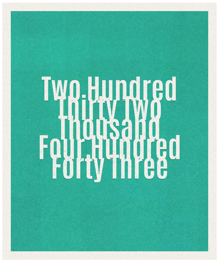 Count #232443