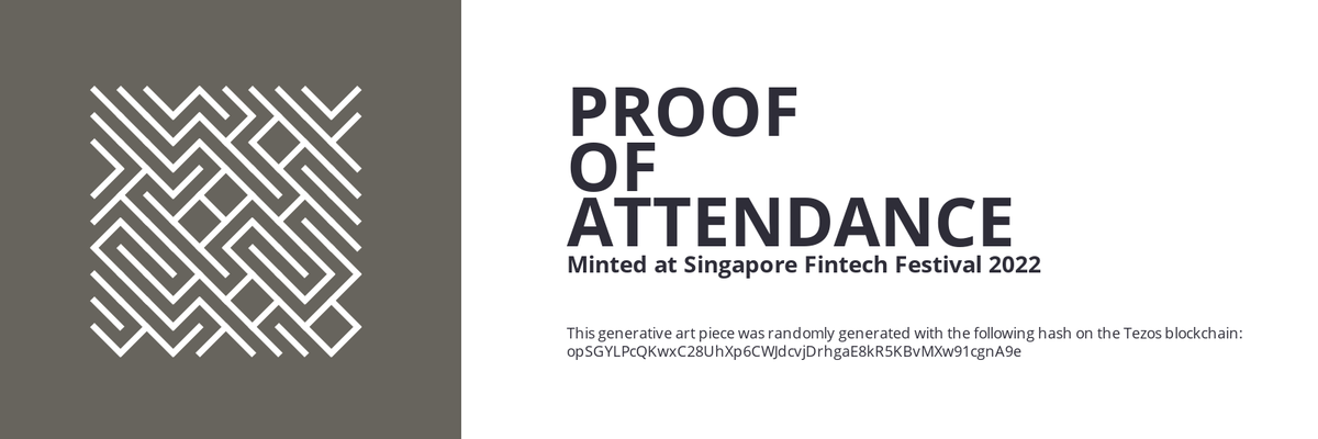 SFF2022 Proof of Attendance Token #1419